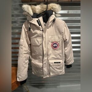 Canada Goose Parka – Women’s XS (Beige, Real Fur Trim)